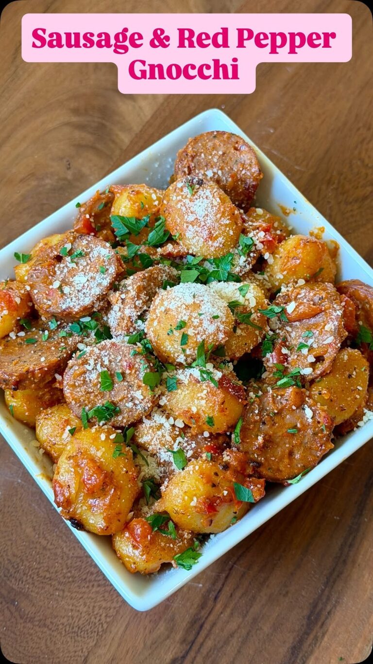 15-Minute Calabrese Pesto Gnocchi with Chicken Sausage