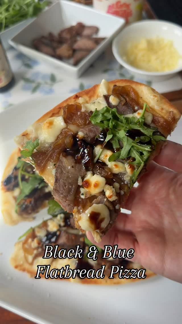 Black & Blue Flatbread