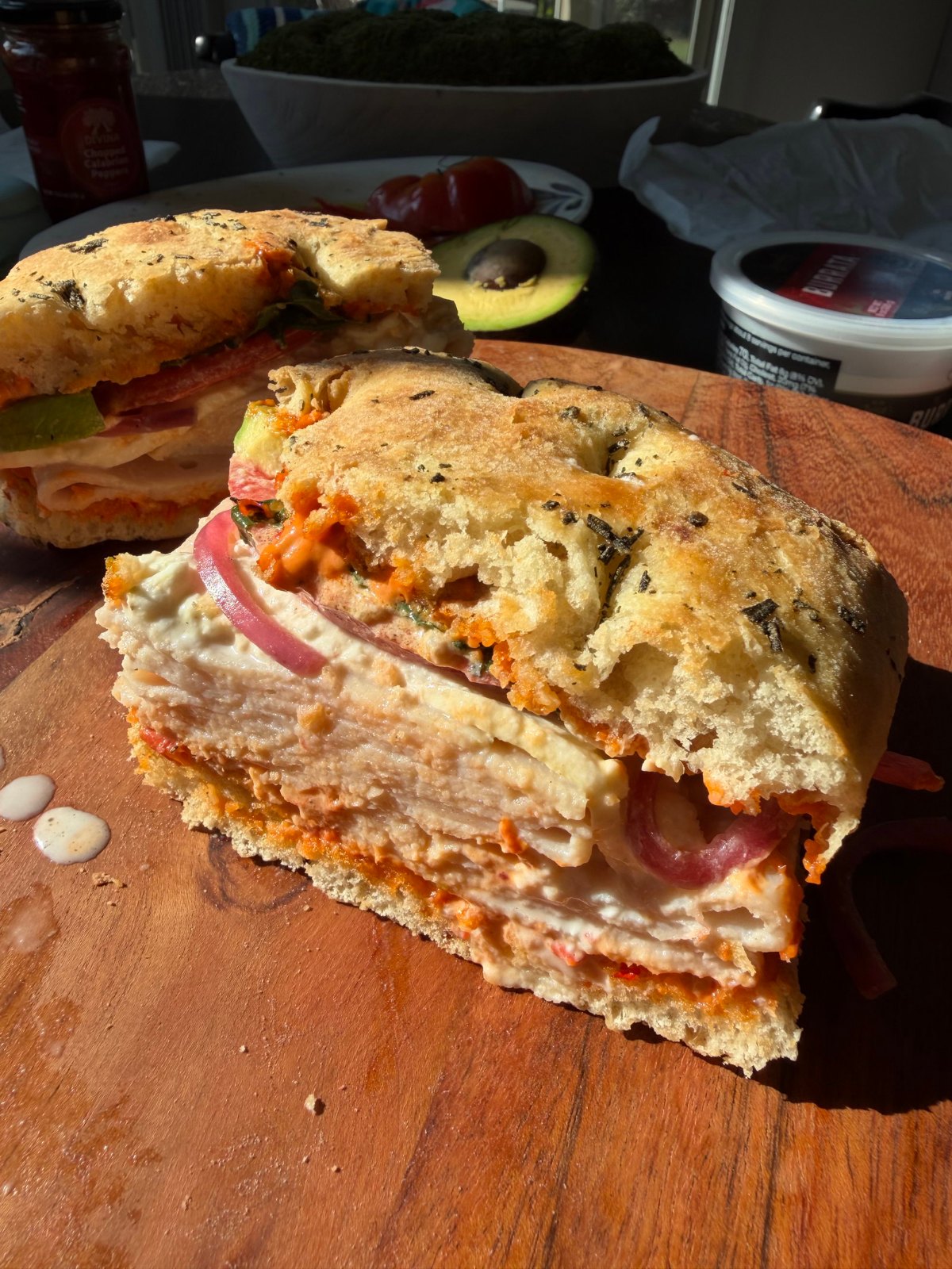 Calabrian Turkey & Burrata Sandwich