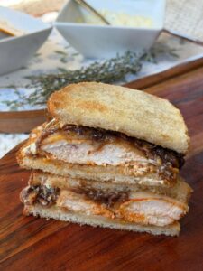 Cheesy French Onion Chicken Sandwich