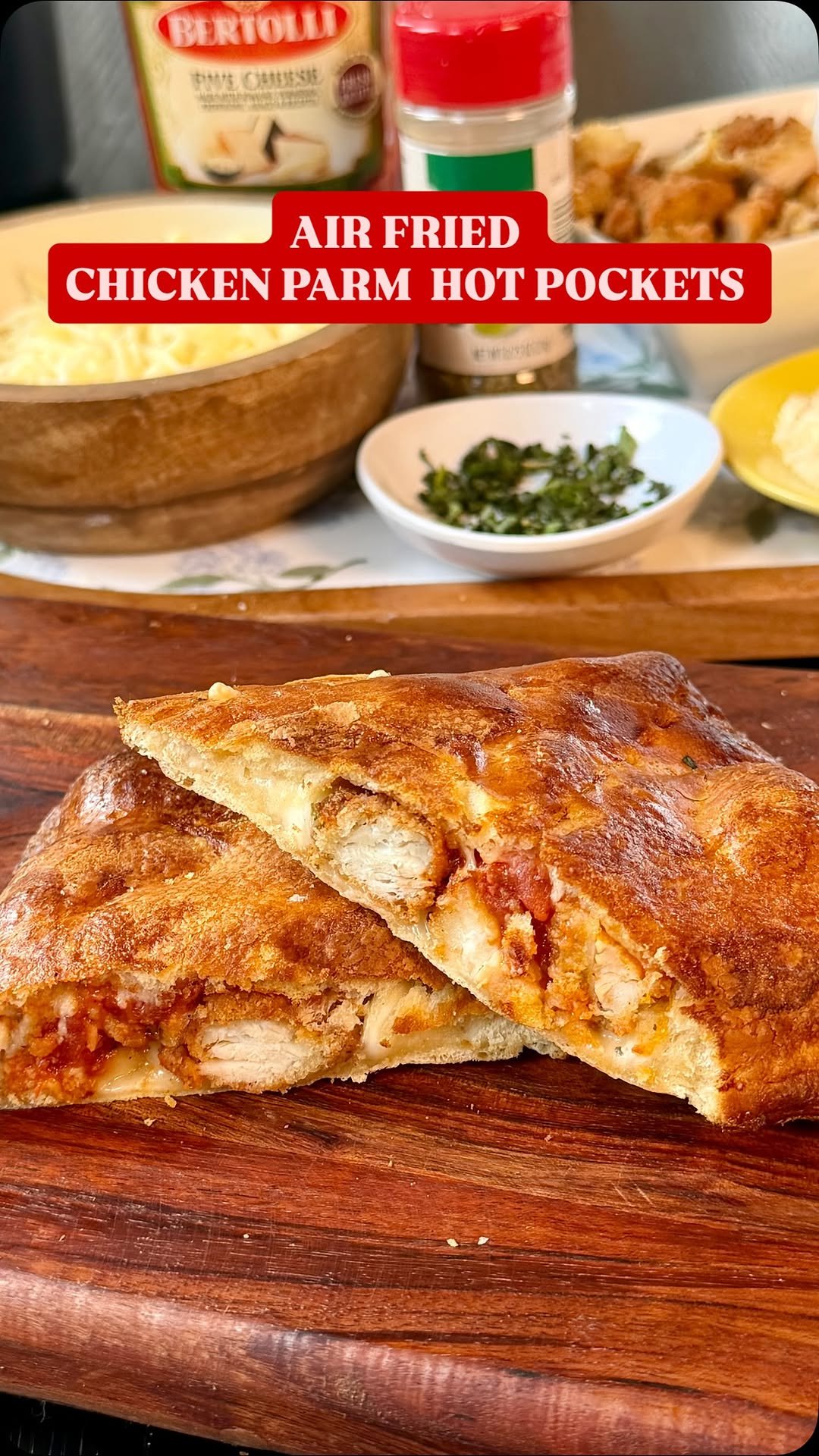 Chicken Parm Hot Pockets