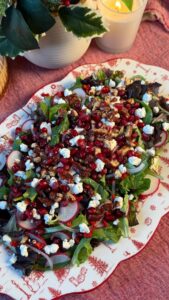 Christmas Crunch Salad with Maple Vinaigrette
