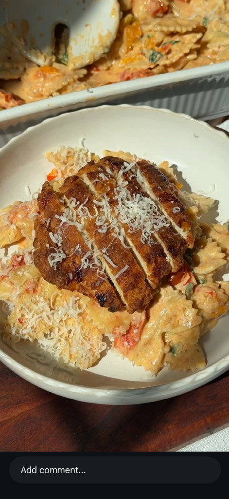 Goat Cheese Tomato Pasta