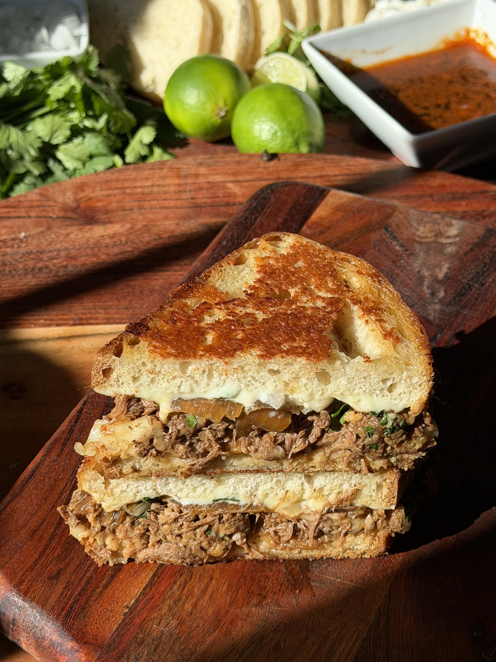 Crispy Birria Grilled Cheese
