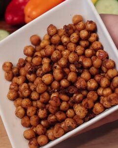 Easy Greek Roasted Chickpeas