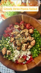 Greek Orzo Pasta Salad