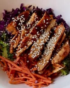 High Protein Chicken Teriyaki Bowl
