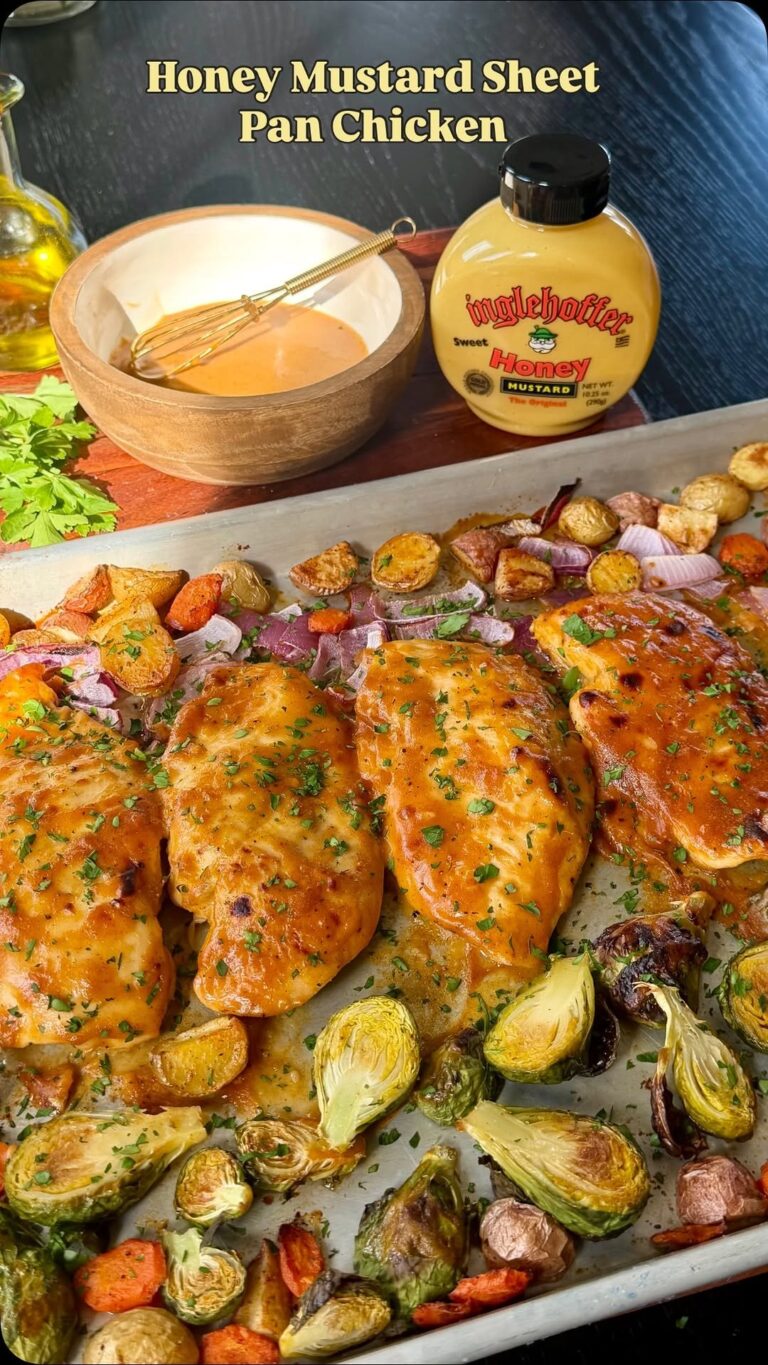 Honey Mustard Sheet Pan Chicken
