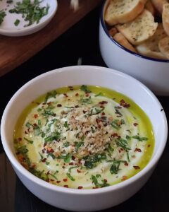 Hot Honey Whipped Ricotta