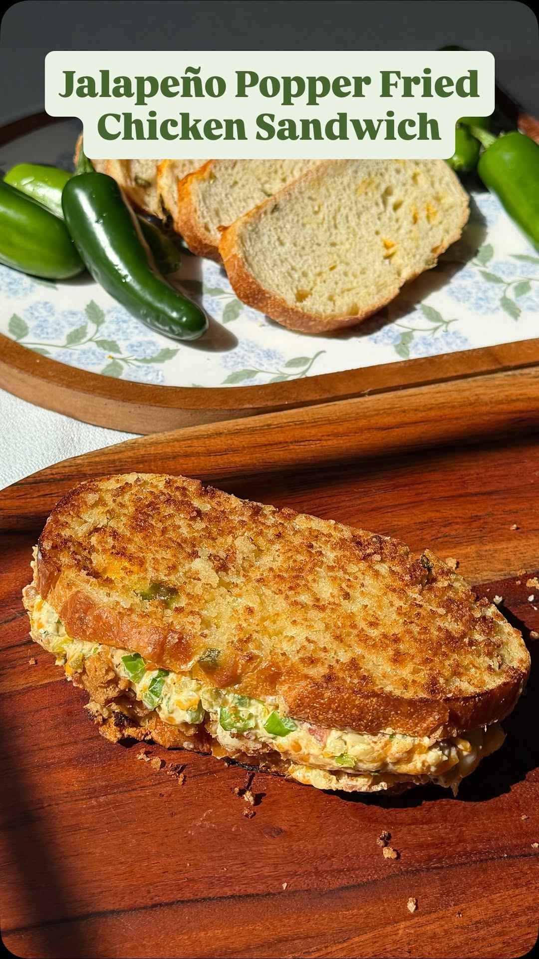 Jalapeño Popper Fried Chicken Sandwich