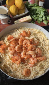 Lemon Cream Shrimp Pasta