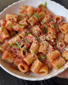 Pan-Blistered Tomato Basil Sauce