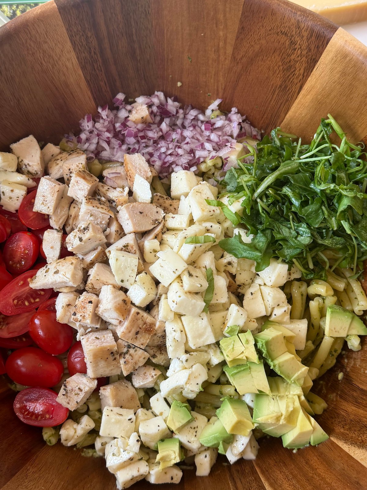 Pesto Chicken Pasta Salad
