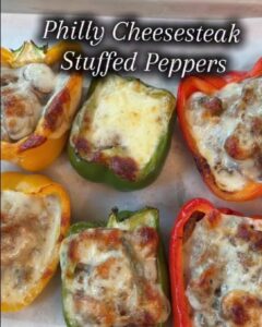 Philly Cheesesteak Stuffed Peppers