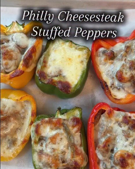 Philly Cheesesteak Stuffed Peppers