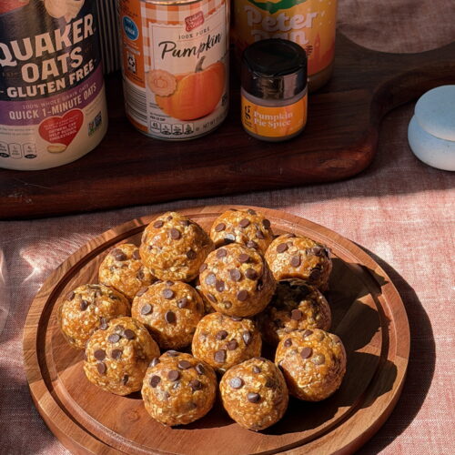 Pumpkin Pie Protein Balls