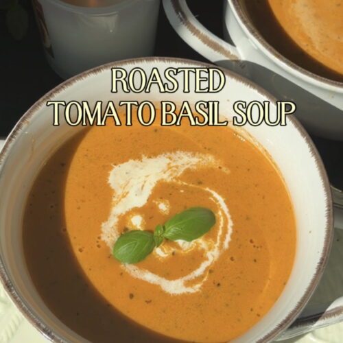 Roasted Tomato Basil Soup