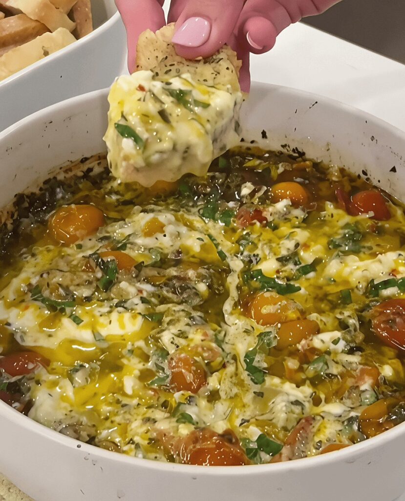 Roasted Tomato Burrata Dip