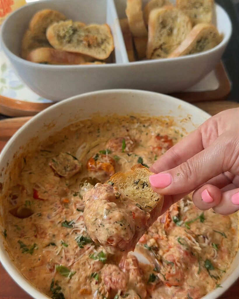 Roasted Tomato Goat Cheese Dip