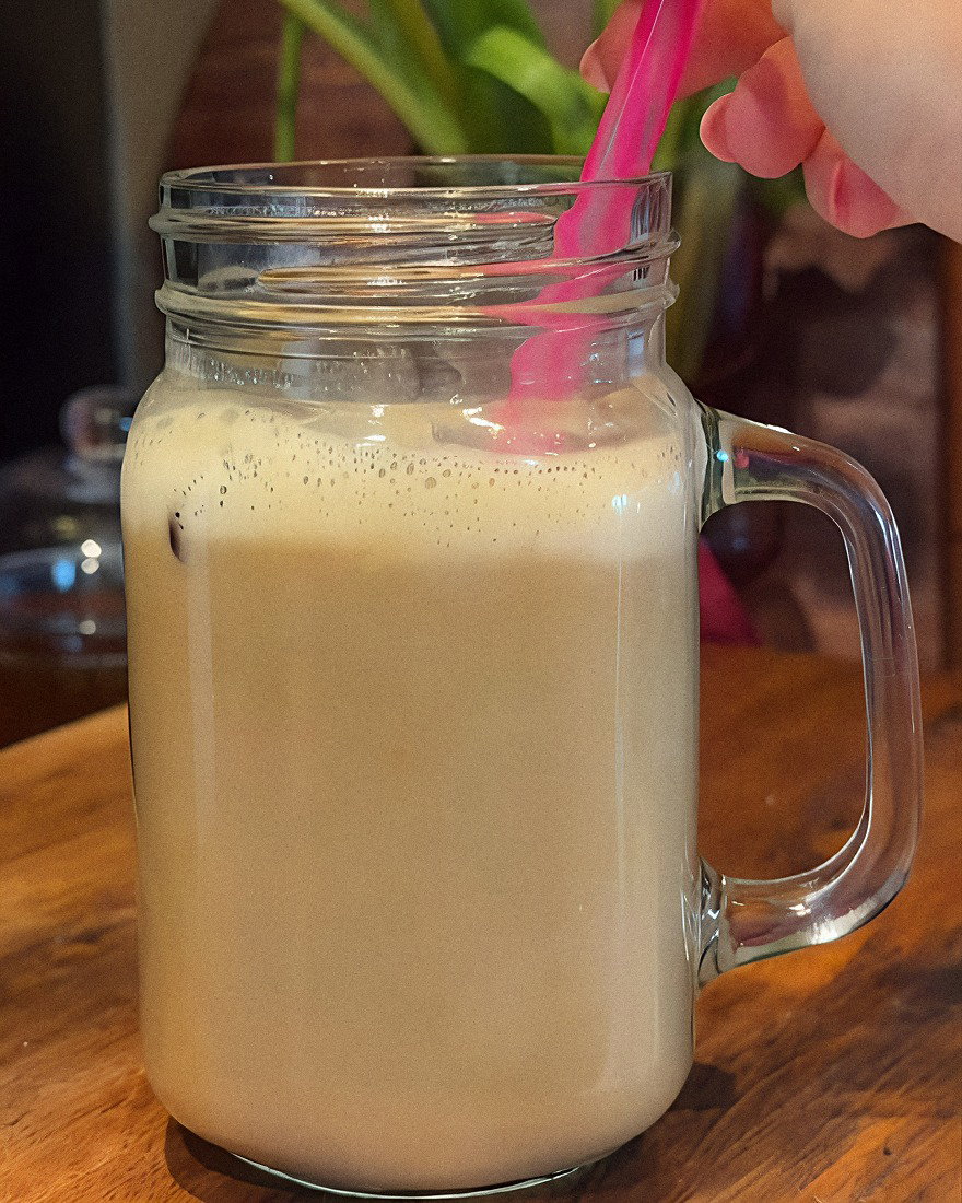 Salted Honey Iced Latte