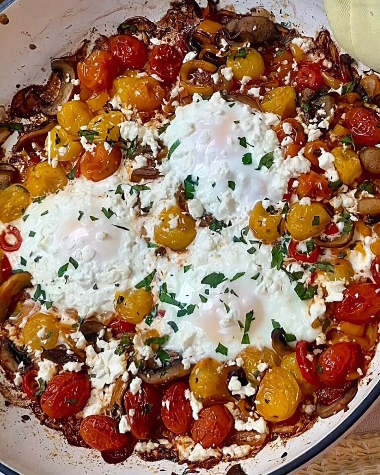 Savory Mediterranean Egg Bake