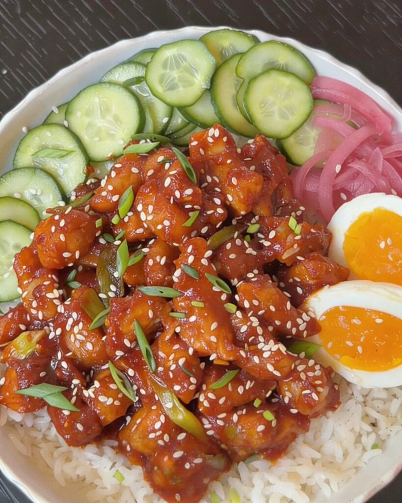 Sticky Gochujang Pork Bites