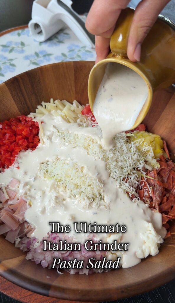 The Ultimate Italian Grinder Pasta Salad
