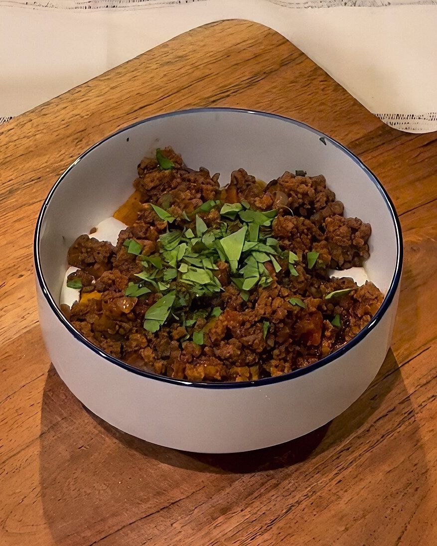 Viral Hot Honey Ground Beef Bowl